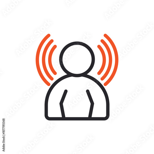 awareness icons outline and Flat Style,transparent background