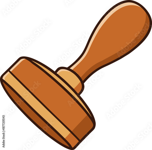 vector illustration of a stamp