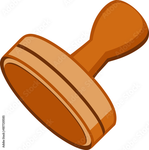 vector illustration of a stamp