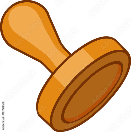 vector illustration of a stamp