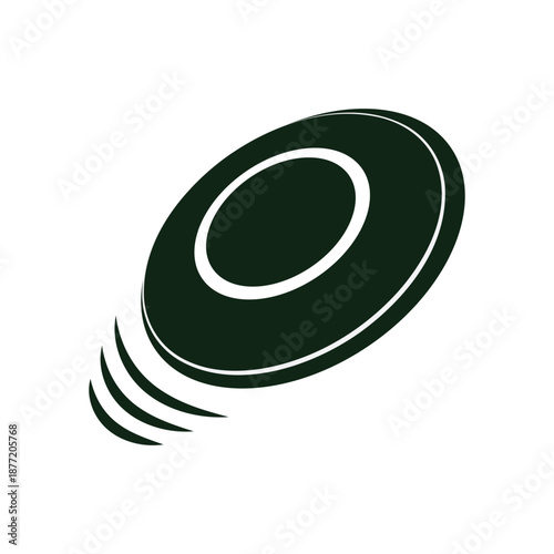 frisbee  logo icon illustration flat