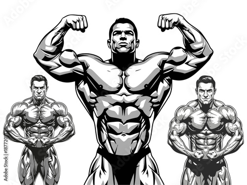 Body Building Vector