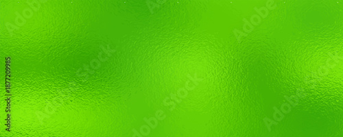 Soft Yellow green shiny Foil Texture Background with Glass Effect or sea green glass texture. bright lime green frosted foil texture with a glass-like diffusion effect. The surface has a subtle