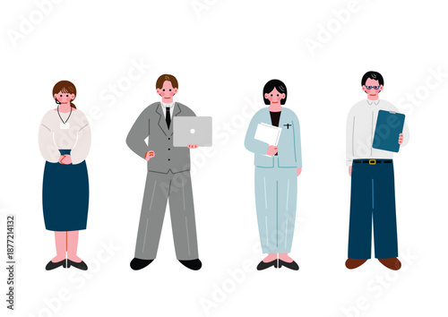 ビジネスチームのイラスト