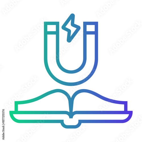 electricity Line Gradient Icon