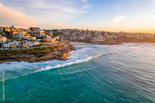 Canvas Print Bronte beach bronte ocean pool sunrise