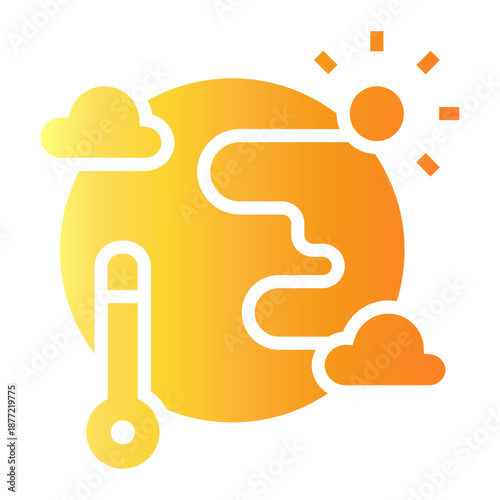 meteorology Gradient icon