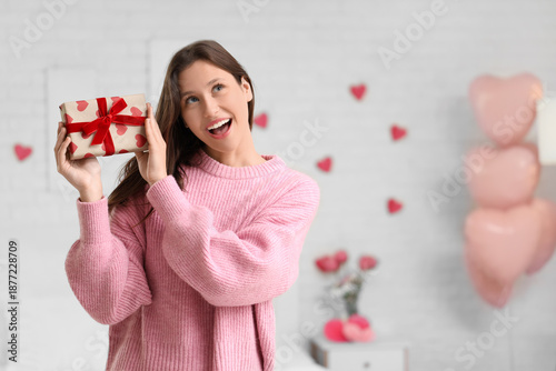 Beautiful young woman with ...
