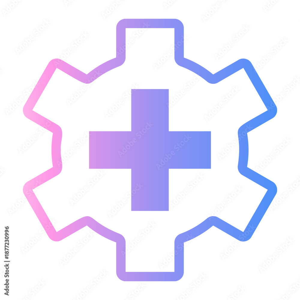 Obraz premium ui Line Gradient Icon
