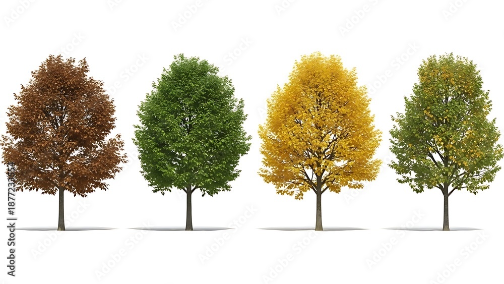 Fototapeta premium tree with green leaves