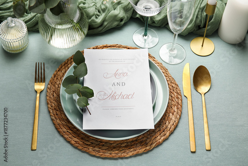 Beautiful wedding table set...