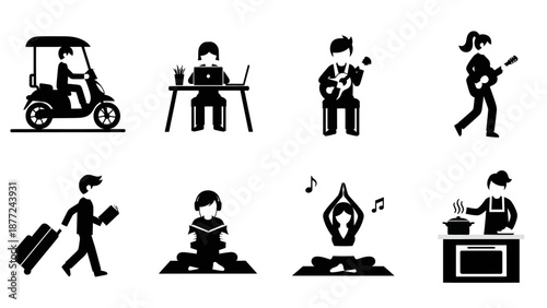 Silhouette of two birds flying over illuminated bridge at night with dark sky background