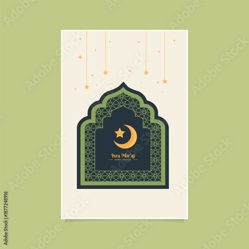 Isra Miraj symbol illustrating important Islamic religious event
