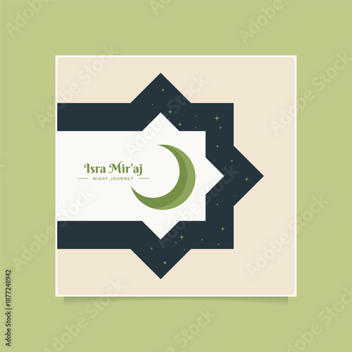 Isra Miraj symbol illustrating important Islamic religious event