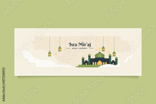 Isra Miraj symbol illustrating important Islamic religious event