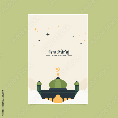 Isra Miraj symbol illustrating important Islamic religious event