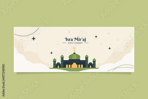 Isra Miraj symbol illustrating important Islamic religious event