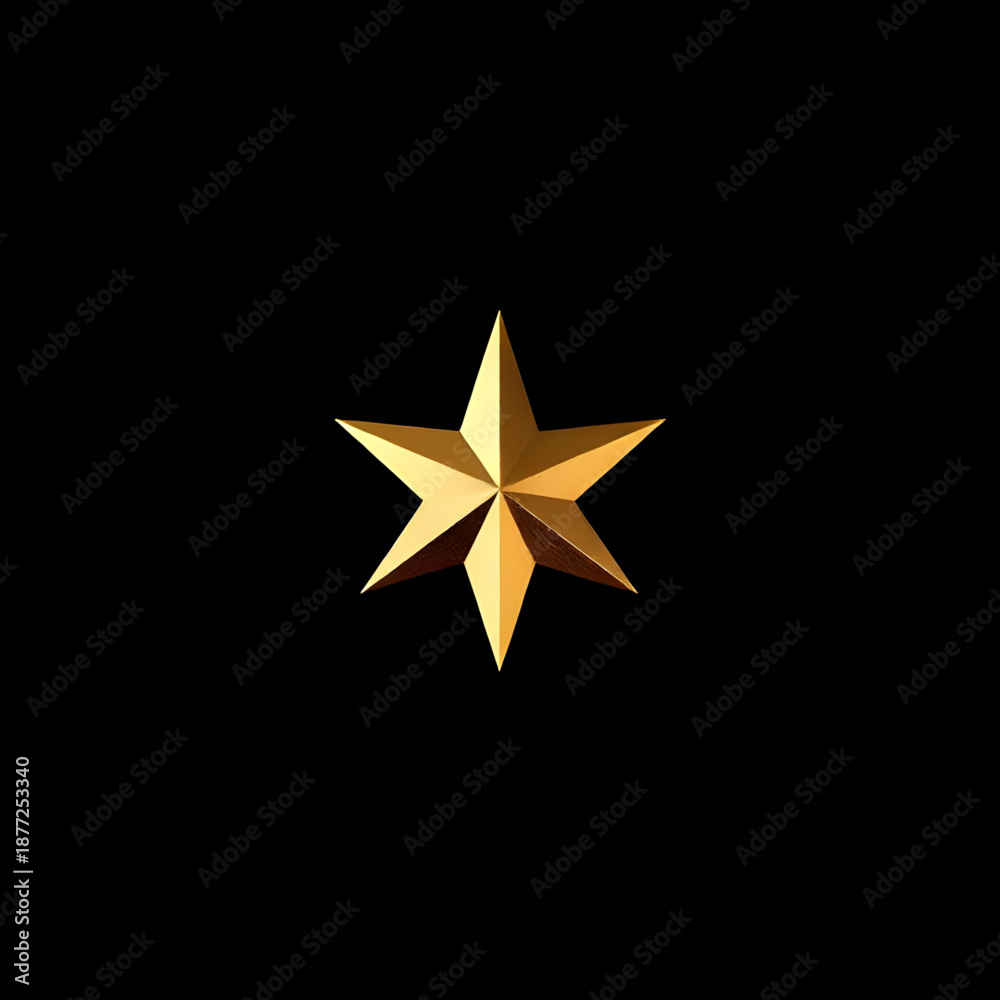 Obraz premium gold, star, black, background, luxury, elegant, premium, shine, shiny, glitter, sparkle, glowing, metallic, golden, award, rating, success, achievement, excellence, quality, emblem, symbol, icon, desi