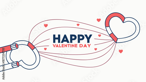 Magnets attract hearts on Valentine's Day with love