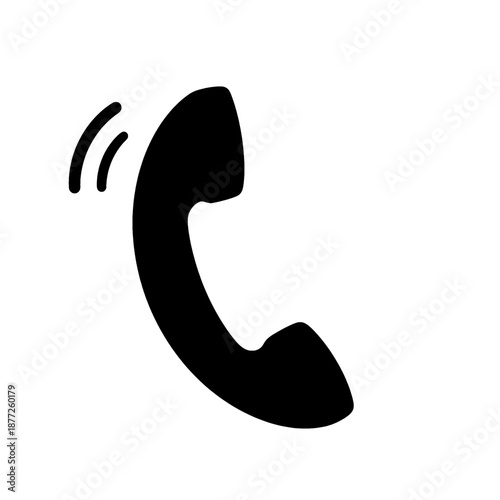 Landline telephone line icon.