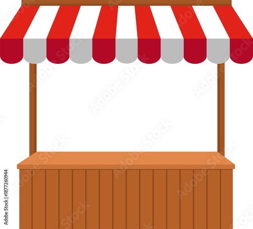 Outdoor produce stall