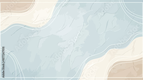 Soft Abstract Wavy Background with Gentle Pastel Colors and Subtle Textured Effect, Ideal for Modern Banners, Presentations, and Digital Design Projects