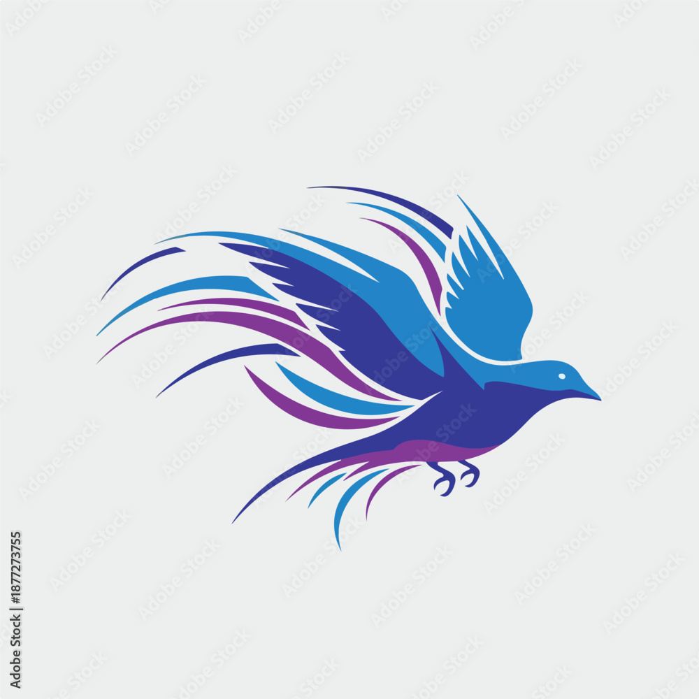 Obraz premium Abstract Bird Illustration