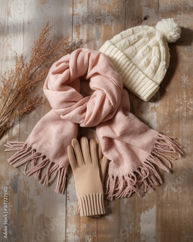 Cozy winter accessories