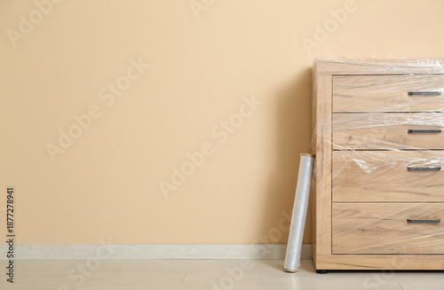 Wrapped chest of drawers wi...