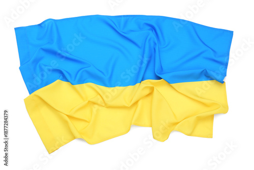 National Ukrainian flag on ...