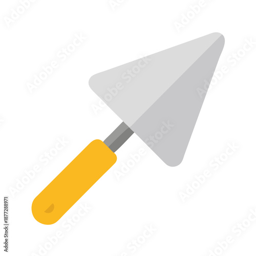 Trowel graphic image used for construction or DIY projects