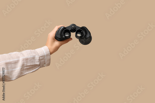 Female hand holding modern ...