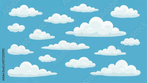 seamless pattern with clouds
