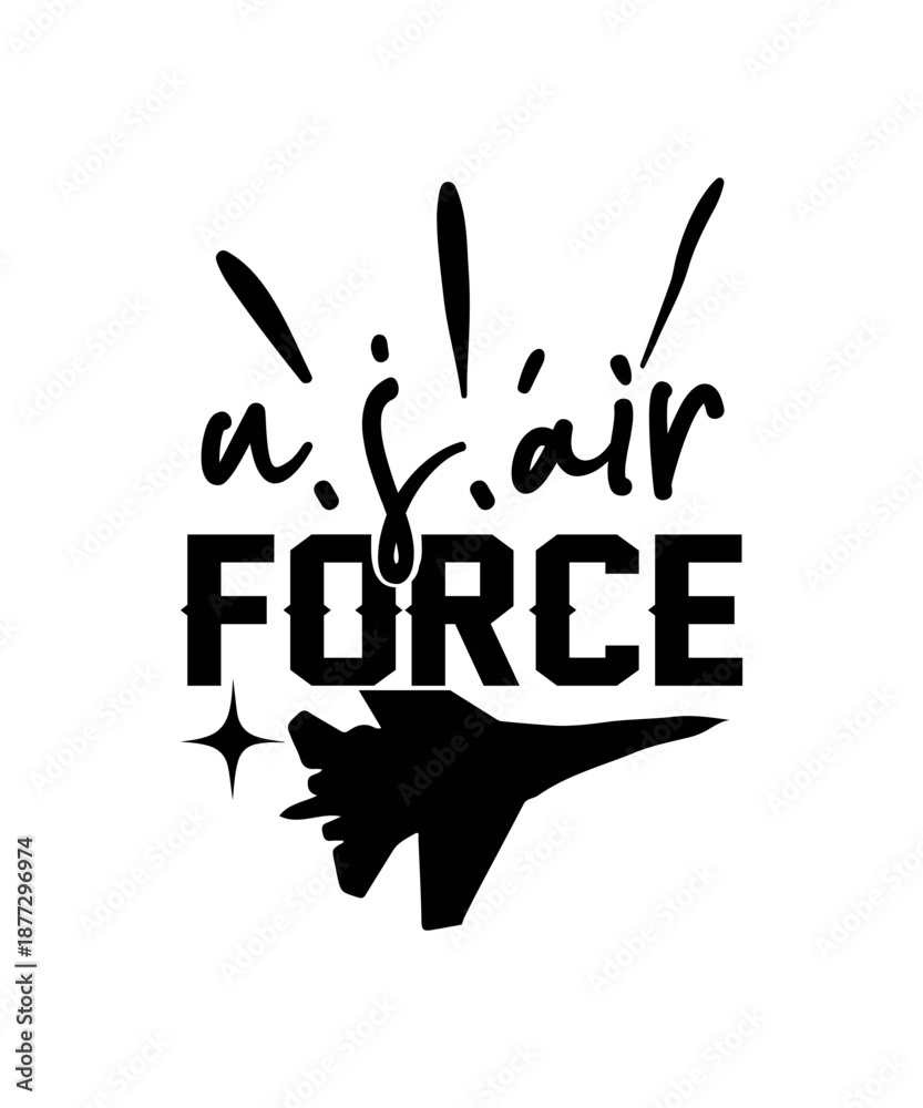 Obraz premium u.s.air force- svg