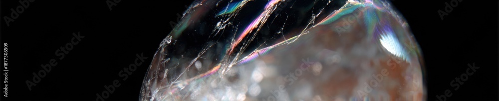 Fototapeta premium Modern Premium Water Bubble Design Element Fragile Soaring Liquid Art for Marketing, Social Media, and Digital Content