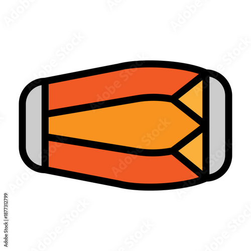Kendang Vector Filled Icon Design