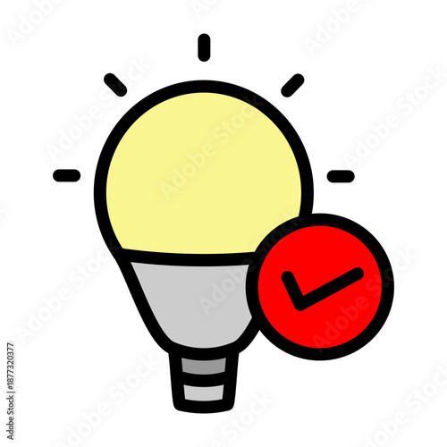 Hint Vector Flat Icon Design