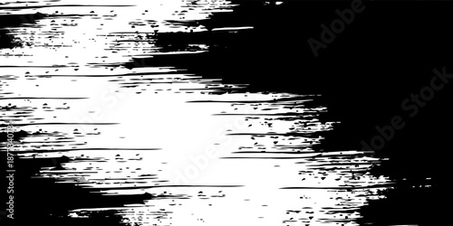 Smooth vector transition from black to white with straight broken lines. Modern vector background for transition from one image to another