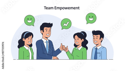 Team Empowerment: Collaboration, Success, Positive Feedback, and Teamwork