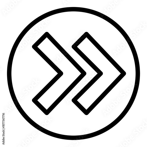 Chevron Double Right Free Icon