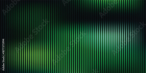 Gradient background with green and black vertical stripes