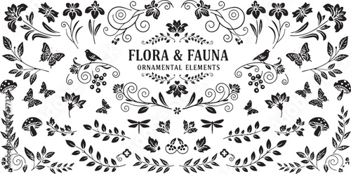 Abstract Black Vinyl Record with Concentric Circles