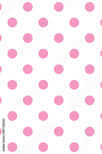 seamless pattern with pink dots