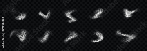 white powder splash collection grunge grain spray texture