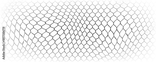 Mesh texture for fishing nets. Seamless black pattern for sportswear or soccer goal, volleyball net, basketball hoop, hockey, athletics.