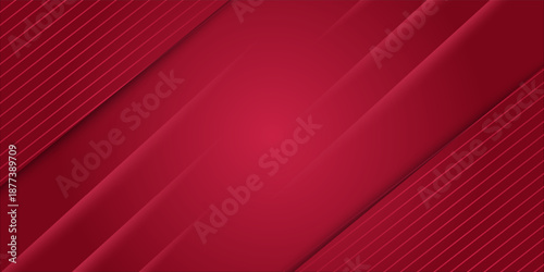 Amazing dark red maroon wine burgundy color. Dynamic abstract background with striped lined pattern. Rich elegant Christmas texture. Fast moving soft shadow. modern abstract background