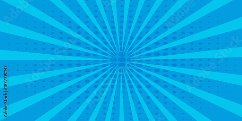 Comic background. Pop art texture. Starburst cartoon style