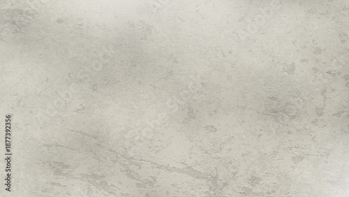 コンクリートや漆喰、石壁や土壁、または塗装された壁などの表面が風化や経年劣化などで掠れや剥がれ、傷がある状態をイメージした画像素材　背景・テクスチャー　16:9・8K UHDサイズ（7680 x 4320）　ライトグレー・アイボリー・オフホワイト