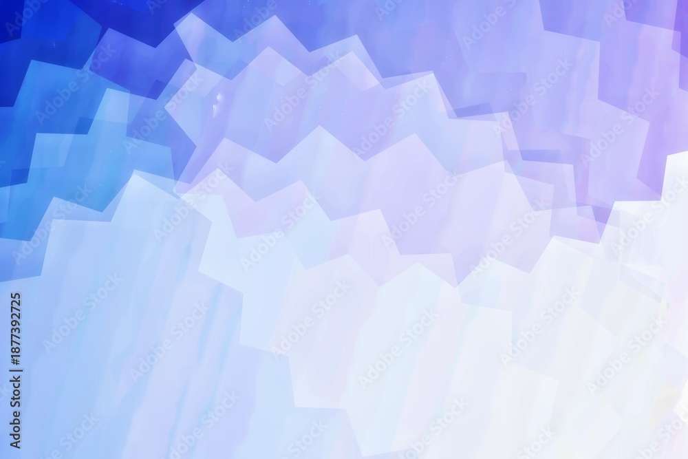 Fototapeta premium Soft Blue Abstract Polygon Background with Light Gradient
