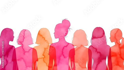 International women's day celebration with diverse group of women in solidarity and empowerment